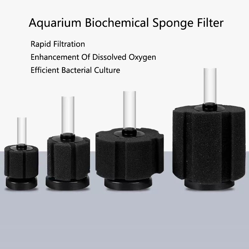 Aquarium Fish Black - Filtro in spugna nera per acquario