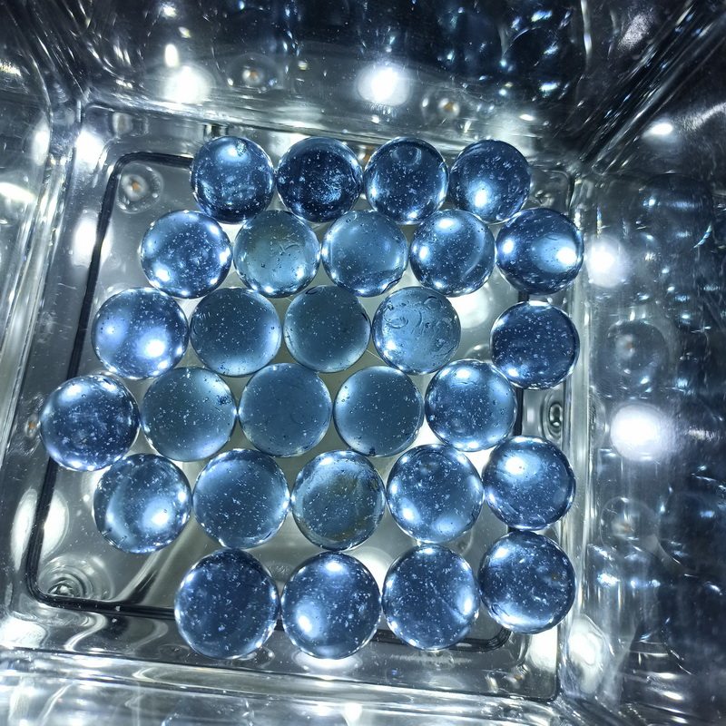 Aquarium Fish Saltwater - Biglie di Vetro Colorate 14/16/17mm per