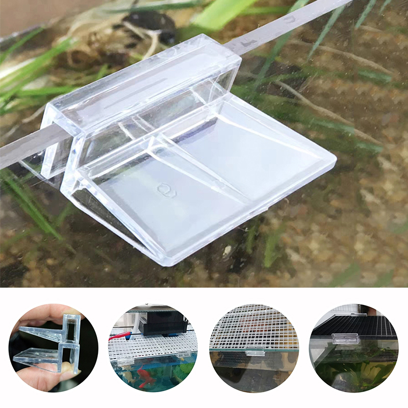Aquarium Fish And Supplies - Clip acriliche per acquario, supporto per