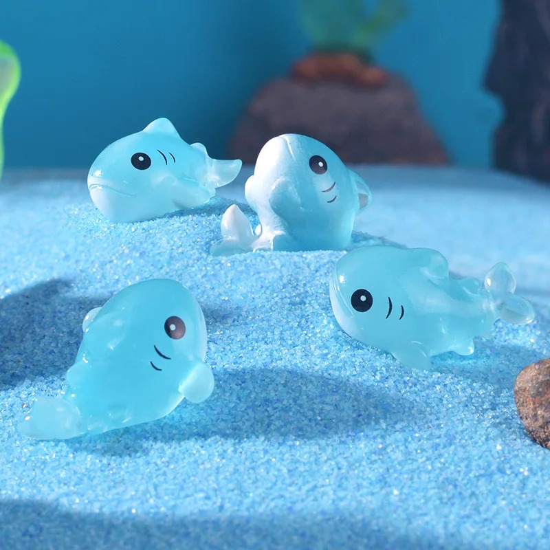 4 Pezzi Ornamento Luminoso a F - Aquarium Fish Shark recensione e prezzo