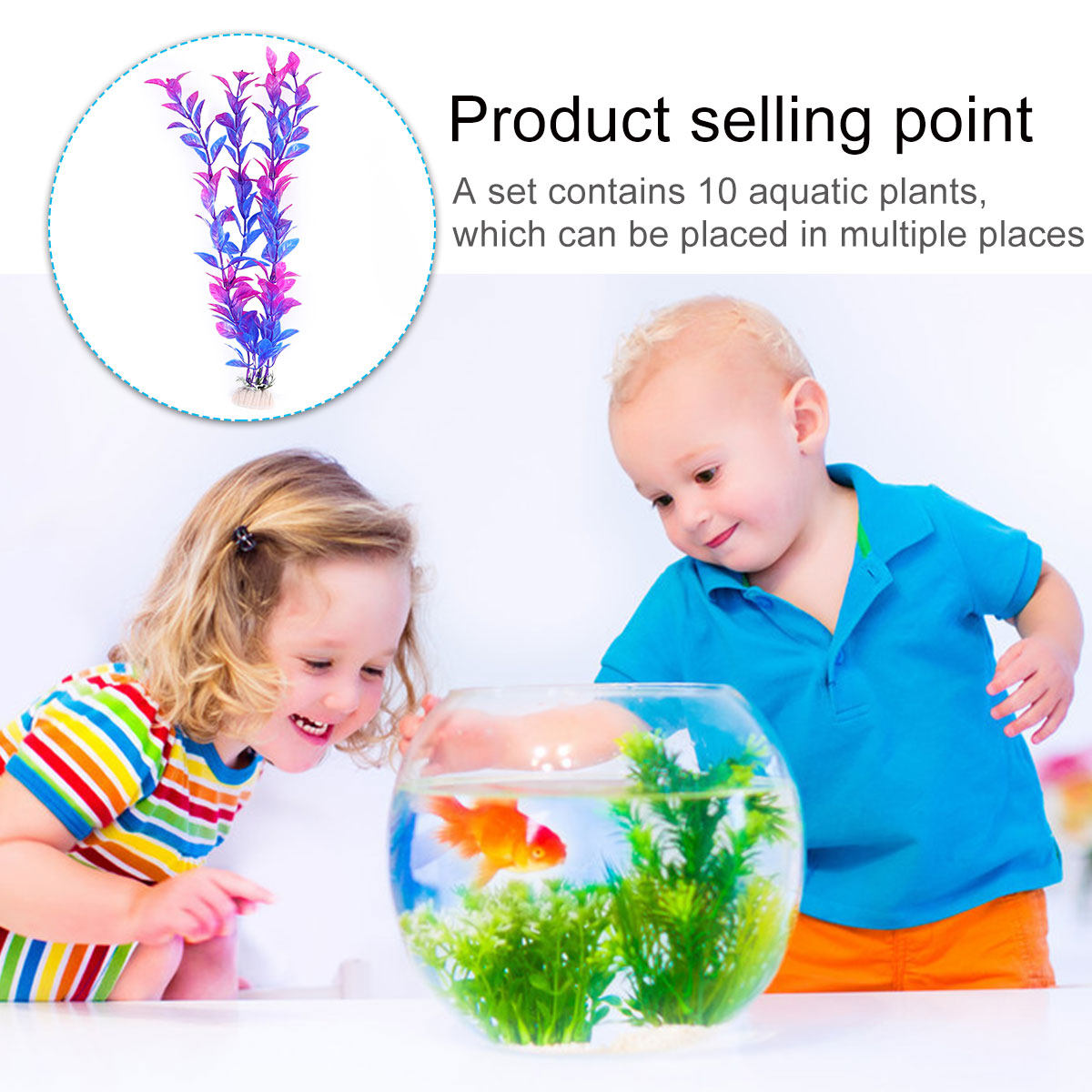 Set di 10 Piante Acquatiche Fi - Aquarium Fish Low Maintenance recensione e prezzo