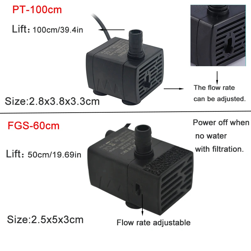 Pompa d'Acqua Sommergibile USB - Aquarium Fish Images recensione e prezzo